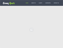 Tablet Screenshot of greenrootz.com